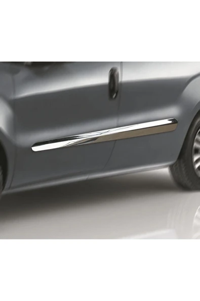Fiat Doblo Krom Yan Kapı Çıtası 4 Parça 2010 Üstü - Resim 3