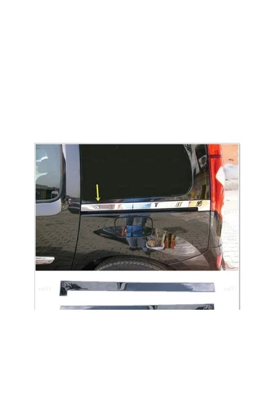 Renault Kangoo 2008 Ve Üzeri Krom Kapı Sürgü Çıtası 2 Parça Paslanmaz Çelik ürün görseli 1