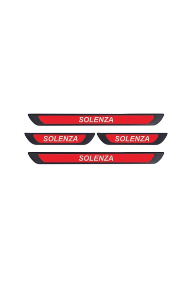 DACİA SOLENZA 2005-2007 MODELLER OLD KIRMIZI KAPI EŞİĞİ 4 PARÇA KROM YAZILI ürün görseli 1