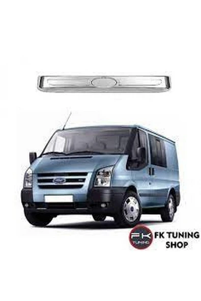 Ford Transit 2007-2013 Arası Krom Arka Plaka Üstü Paslanmaz Çelik ürün görseli 1