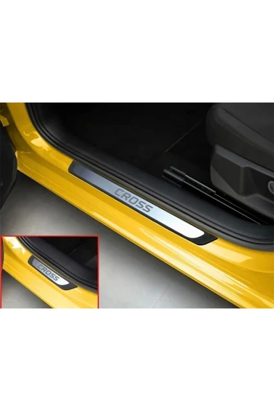 Fiat Egea Cross Uyumlu Old Krom Kapı Eşiği Koruyucusu 4 Prç. ürün görseli 1
