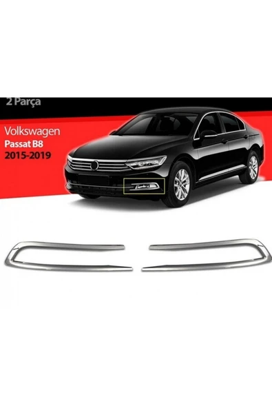 Volkswagen Passat B-8 2015-2018 Krom Sis Çerçevesi Paslanmaz Çelik ürün görseli 1