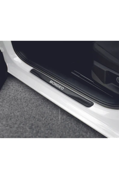 FORD MONDEO 2016 VE ÜZERİ MODELLER NEW KARBON  KAPI EŞİĞİ 4 PARÇA YAZILI ürün görseli 1