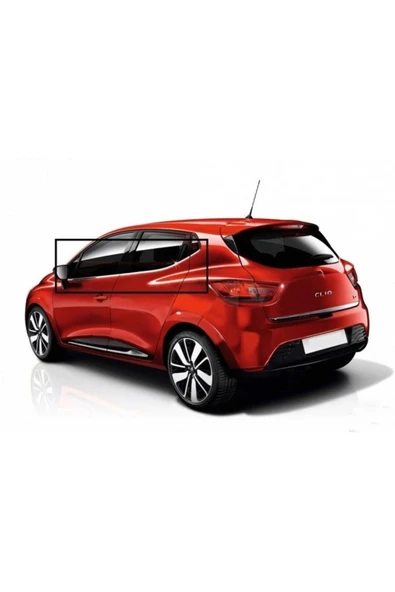 Renault Clıo 4 Hb Krom Cam Çıtası 8 Prç. 2012 Ve Üzeri P.çelik ürün görseli 1