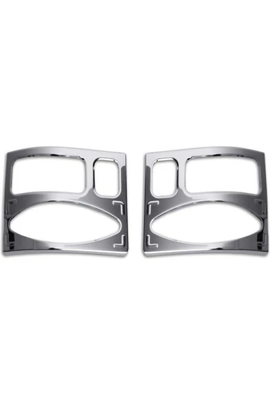 Vw Transporter T4 1996-2002 Arası Krom Stop Çerçevesi 2 Parça Paslanmaz Çelik ürün görseli 1