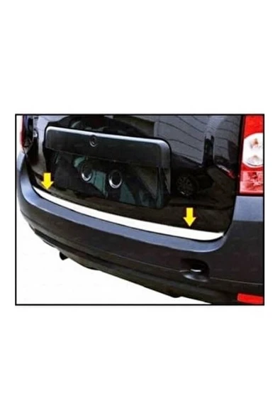 Dacıa Duster 2010-2017 Krom Bagaj Alt Çıtası Paslanmaz Çelik ürün görseli 1