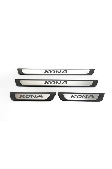 Hyundai Kona Krom İç Kapı Eşiği 4 prç ürün görseli 1