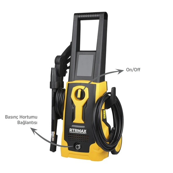 RTM710 Yüksek Basınçlı Yıkama 1600 W 135 Bar - Resim 3