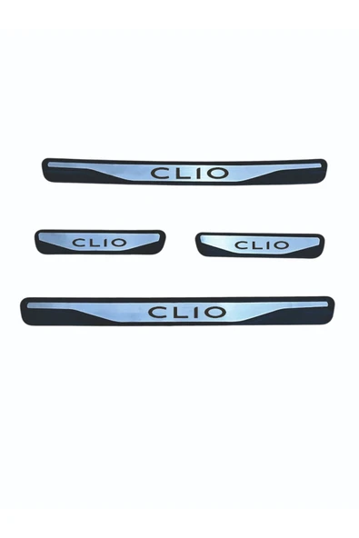 CLİO 4 KAPI EŞİĞİ 2012-2018 NEW KROM KAPI EŞİĞİ 4 PARÇA PASLANMAZ ÇELİK ürün görseli 1
