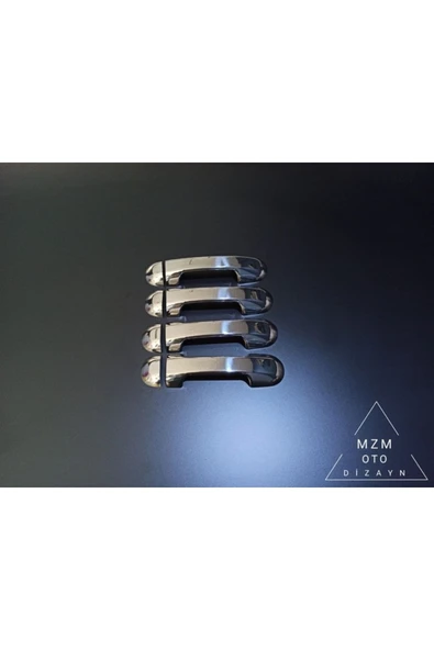 Ford Connect Krom Kapı Kolu 4 Kapı 2002-2014 P. Çelik Uyumlu - Resim 2