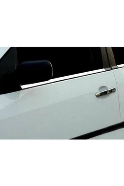 Ford Fiesta 2002-2003-2004-2005-2006-2007-2008 Krom Cam Çıtası 4 Parça Paslanmaz Çelik ürün görseli 1