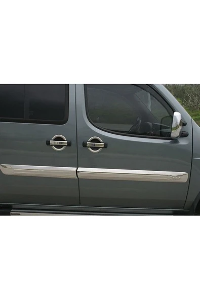 Fiat Doblo 2000-2010 Krom Kapı Kolu 4 Kapı 12 Parça Paslanmaz Çelik ürün görseli 1