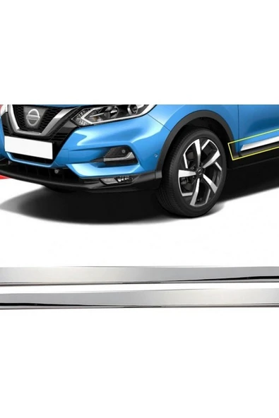 Nissan Qashqai 2014> Krom Yan Kapı Çıtası Paslanmaz Çelik ürün görseli 1