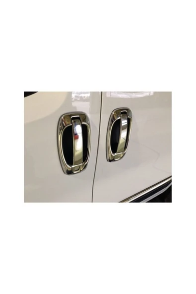 Fiat Doblo Krom Kapı Kolu 4 Kapı 8 Parça Paslanmaz Çelik 2010 Ve Üzeri - Resim 2