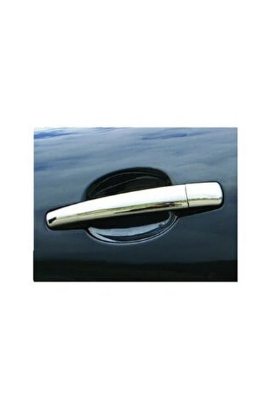 Citroen C-4 Krom 2004-2010 Kapı Kolu 4 Kapı Paslanmaz Çelik - Resim 2
