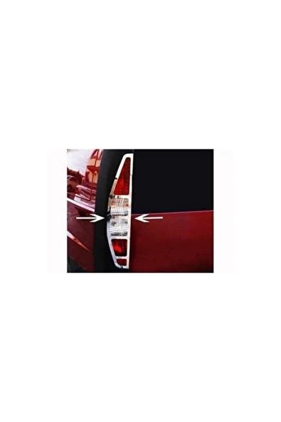 Fiat Doblo 2000-2004 Model Arası Krom Stop Çerçevesi 2 Parça Paslanmaz Çelik ürün görseli 1