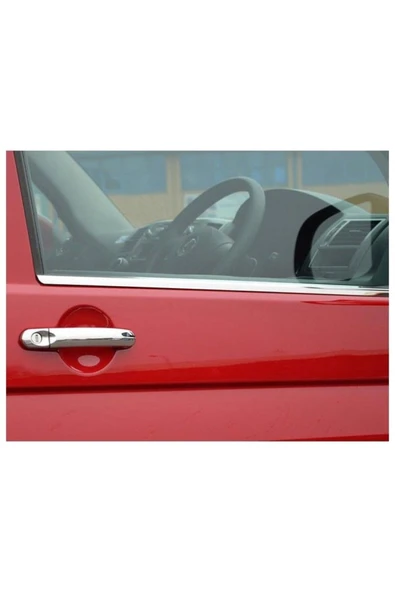 VW TRANSPORTER T-5 2003-2014 MODEL ARASI KROM KAPI KOLU 4 KAPI PASLANMAZ ÇELİK - Resim 2
