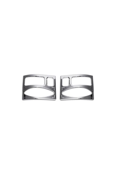 VW TRANSPORTER T-4 1995-2002 MODEL ARASI KROM STOP ÇERÇEVESİ 2 PARÇA PASLANMAZ ÇELİK ürün görseli 1