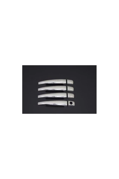 CİTROEN BERLİNGO 2008-2012 MODELLER ARASI KROM KAPI KOLU 4 KAPI PASLANMAZ ÇELİK - Resim 2