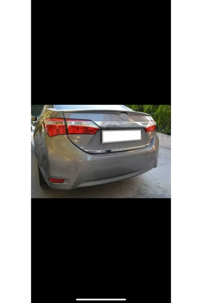 TOYOTA COROLLA 2013-2018 MODELLER ARASI KROM BAGAJ ALT ÇITASI PASLANMAZ ÇELİK ürün görseli 1