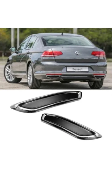 Vw Passat B8 Egzoz Nikelajı Ları Paslanmaz Aynı Gün Kargo Çıkışı ürün görseli 1