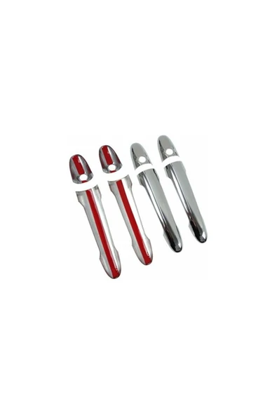 VW VOLT / LT35 1998-2006 MODEL ARASI KROM KAPI KOLU 4 KAPI 8 PARÇA PASLANMAZ ÇELİK ürün görseli 1