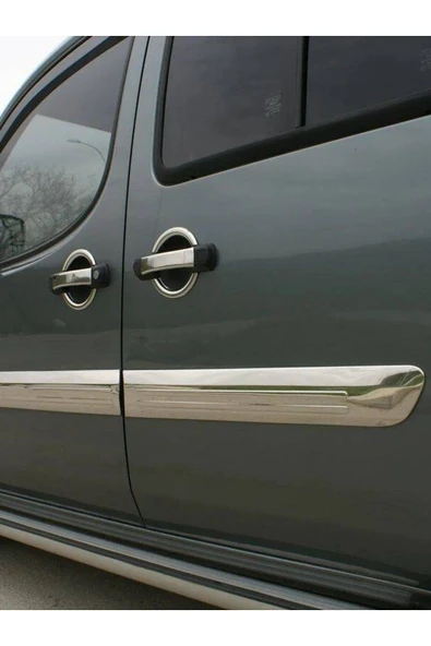 FİAT DOBLO 2006-2009 MODEL ARASI KROM YAN KAPI ÇITASI 4 PARÇA PASLANMAZ ÇELİK ürün görseli 1
