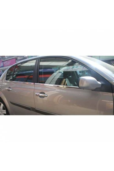 Renault Megane 2 Sedan Krom Cam Çıtası Tk 2004-2010 P.çelik ürün görseli 1