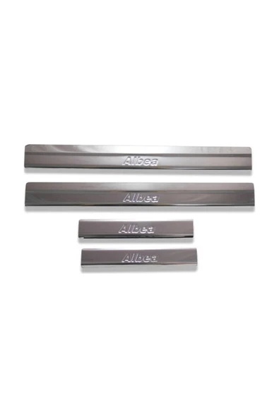 Kapı Eşiği Krom 4 Parça Albea SD 2002-2012 Arası Modeller İçin ürün görseli 1