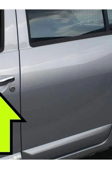 DACİA SANDERO 2008-2012 MODEL ARASI KROM KAPI KOLU 4 KAPI PASLANMAZ ÇELİK - Resim 2