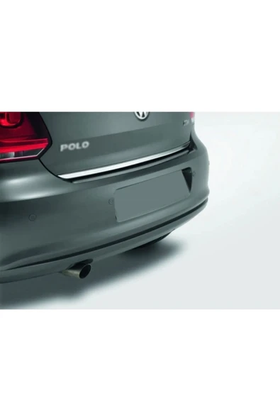 VW POLO 2010-2017 MODELLER ARASI KROM BAGAJ ALT ÇITASI PASLANMAZ ÇELİK ürün görseli 1