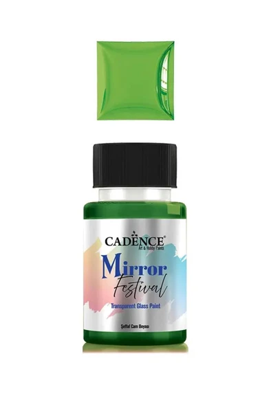 Cadence Mirror Festival Cam Boyası MF-05 YEŞİL 50ML ürün görseli 1