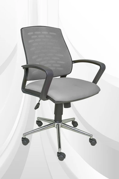 Porziyon Savina  Yönetici Koltuğu  Ofis Çalışma Koltuğu - Sandalyesi  (Krom Ayak) ürün görseli 1