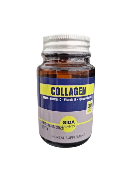 COLLAGEN 900 mg 30 KAPSÜL ( MSM - VİTAMİN C - VİTAMİN D - HYALURONİK ASİT ürün görseli 1