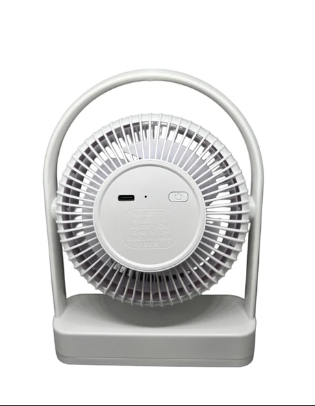 YS2235 Taşınabilir Masaüstü Beyaz Usb Fan 3