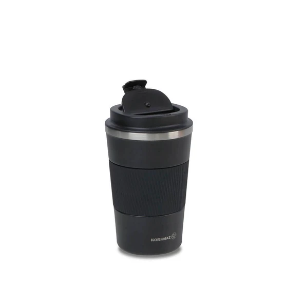 KORKMAZ Korkma Termos Mug Eterna Siyah 380 Ml ürün görseli 1