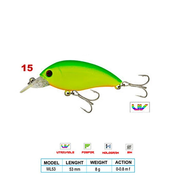 Wily COUPE CL:15 53mm 8gr 0-0.8m F ürün görseli 1