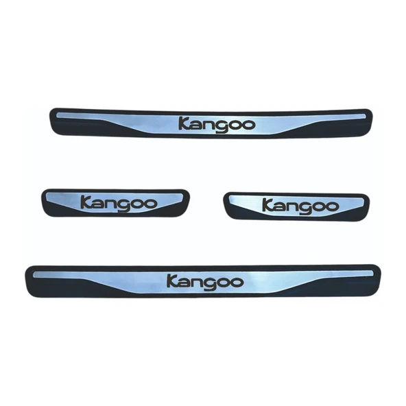 Kangoo Kapı Eşiği 2008-2013 New Krom Kapı Eşiği 4 Parça Paslanmaz Çelik ürün görseli 1
