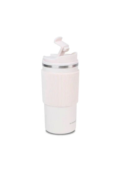 KORKMAZ Freedom Plus 500ml Termos Bardak Beyaz - Resim 3