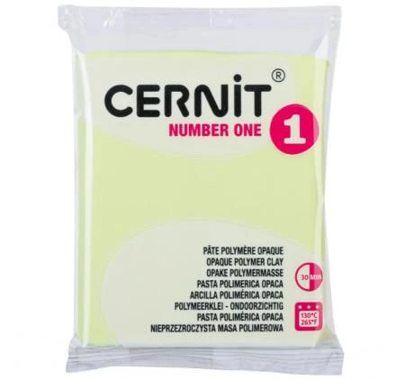 Cernit Polimer Kil Seramik Hamuru Number One 56gr 731C Pastel Yellow ürün görseli 1