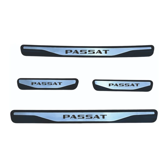 Passat B8,5 Kapı Eşiği 2019 ve Üzeri New Krom Kapı Eşiği 4 Parça Paslanmaz Çelik ürün görseli 1