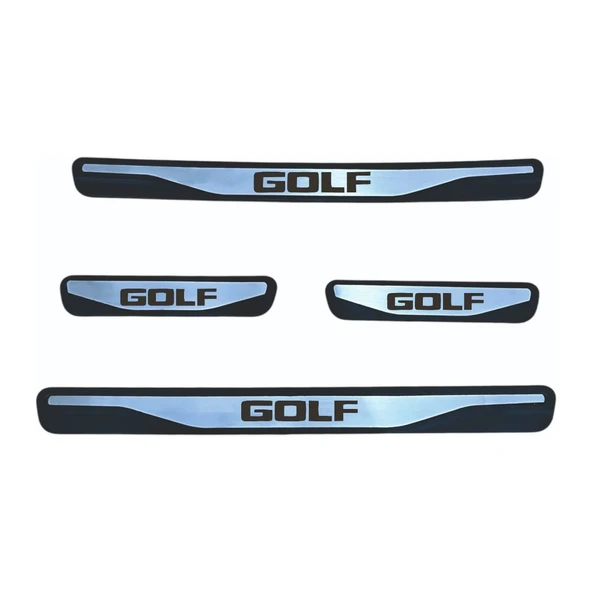 Golf 6 Kapı Eşiği 2010-2013 New Krom Kapı Eşiği 4 Parça Paslanmaz Çelik ürün görseli 1