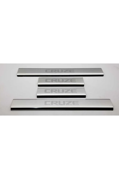 Cruze Hb Uyumlu 2011 Üzeri Krom Kapı Eşiği - 4 Parça ürün görseli 1