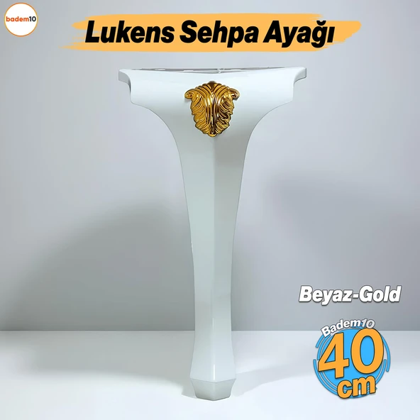 Lukens Sehpa Masa Ayakları 40 cm Beyaz Plastik Ayak Mobilya Zigon Çay Orta Sehpası Ayağı Sehpası ürün görseli 1