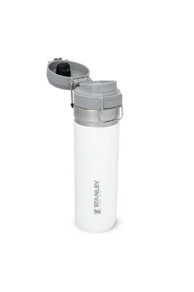 Stanley The Quick Flip Beyaz 0.70 lt Çelik Termos - Resim 4