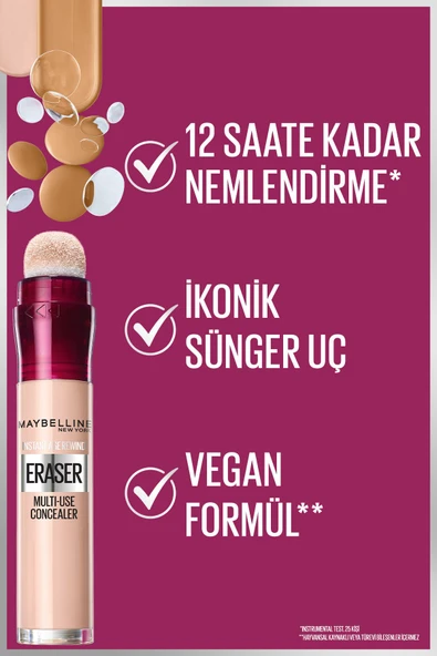 Instant Anti Age Eraser Kapatıcı - 01 Light Concealer - Resim 7