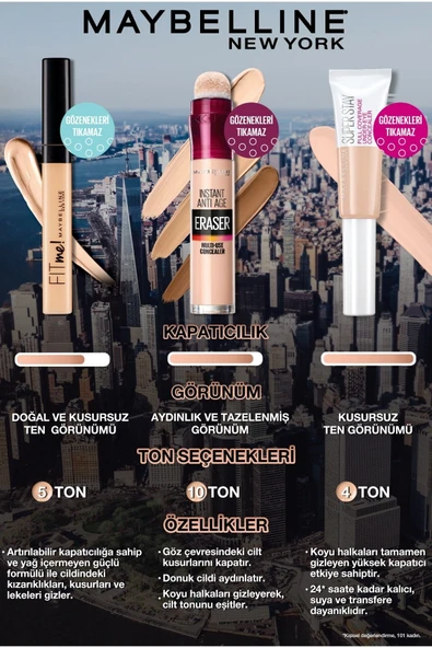 Instant Anti Age Eraser Kapatıcı - 01 Light Concealer - Resim 8