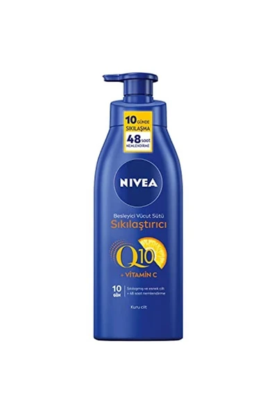 Q10 Besleyici Vücut Sütü Sıkılaştırıcı Vitamin C Kuru Ciltler 400 ml ürün görseli 1