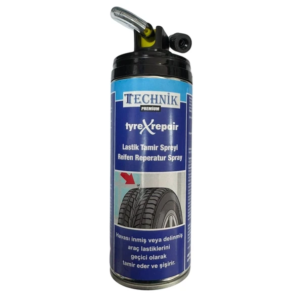 TECHNİK® TyreXrepair – Lastik Tamir Kiti Spreyi 400ml ürün görseli 1
