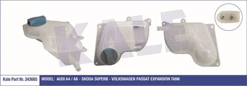 Kale 343665  Radyatör Yedek Su Deposu Passat 00-05 / A4 A6 97-04 A 539651932 ürün görseli 1